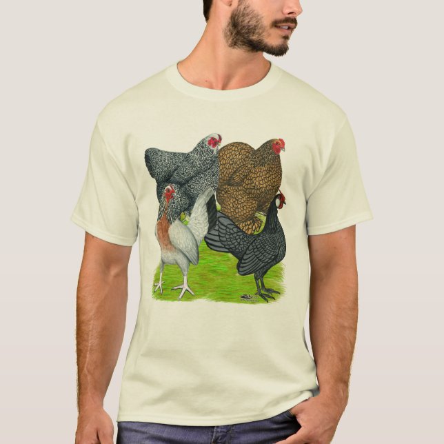 Bantam Hen Quartet T-Shirt (Front)