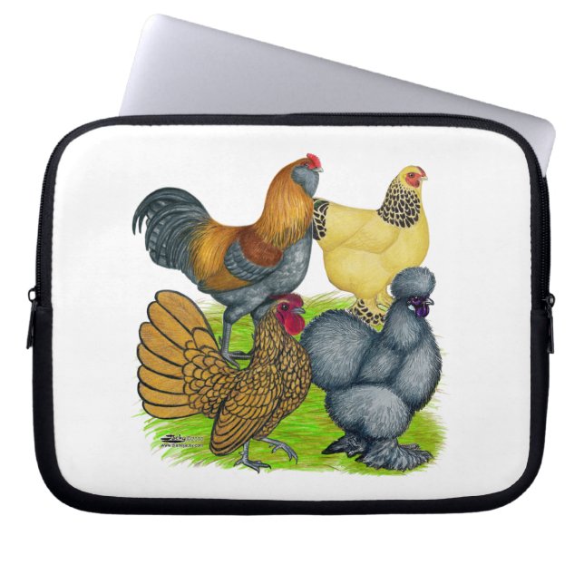 Bantam Quartet Laptop Sleeve (Front)