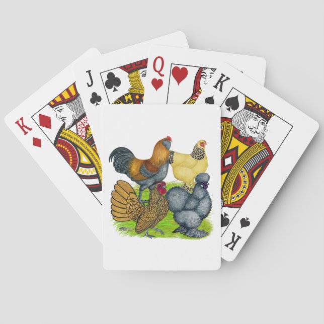Bantam Quartet Playing Cards (Back)
