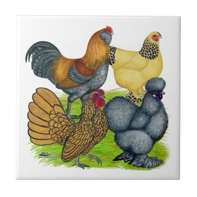 Bantam Quartet Tile (Front)