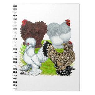 Bantams Feather Legged Notebook