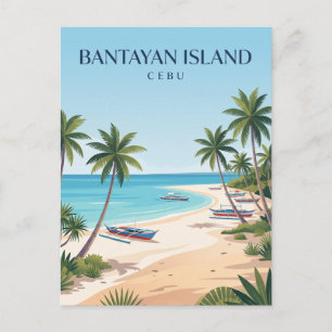 Bantayan Island Philippines Postcard