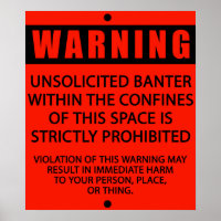 BANTER WARNING_RED