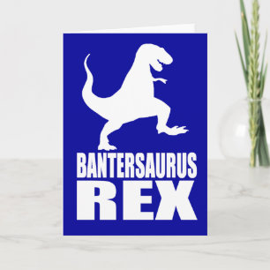 Bantersaurus Rex Uni Banter Secret Santa Holiday Card