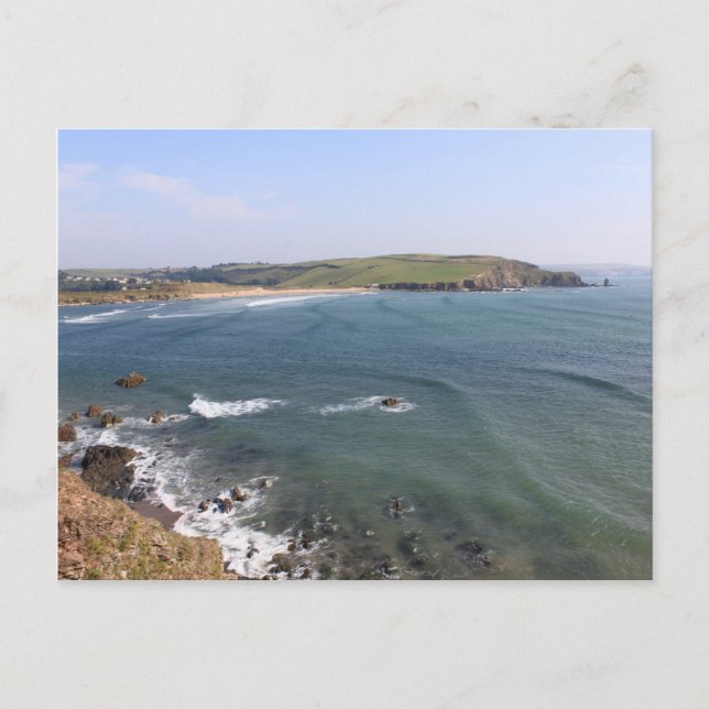 Bantham Beach from Bigbury, Devon Postcard (Front)