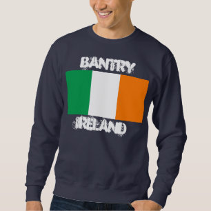 Bantry, Ireland with Irish flag Sweatshirt