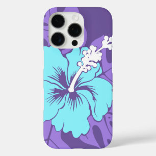 Banzai Beach Hawaiian Hibiscus Purple iPhone 16 Pro Case