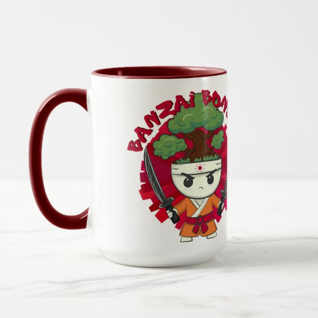 Banzai Bonsai! Mug (Left)