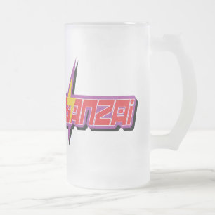 Banzai Logo Glass Mug