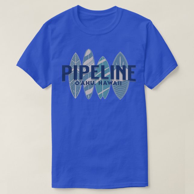Banzai Pipeline North Shore Oahu Hawaii Big Wave S T-Shirt (Design Front)