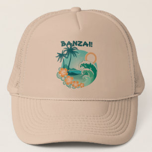 Banzai Surfing Trucker Hat
