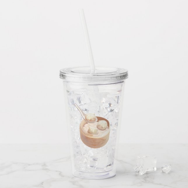Bao Baby – Tea Time Bao Buddies Acrylic Tumbler (Front Ice)