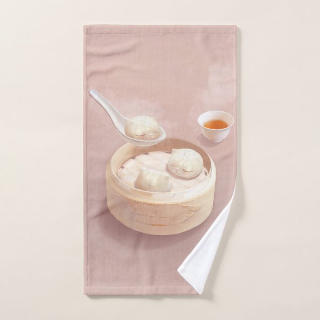 Bao Baby – Tea Time Bao Buddies Bath Towel Set (Hand Towel)