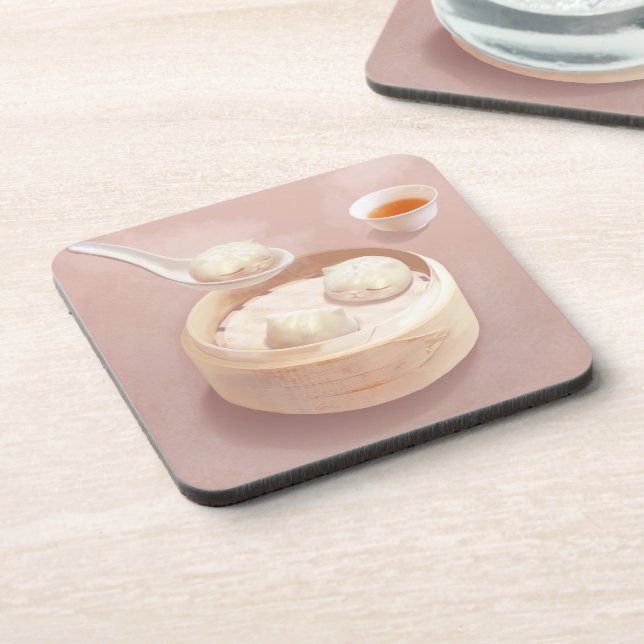 Bao Baby – Tea Time Bao Buddies Coaster (Left Side)