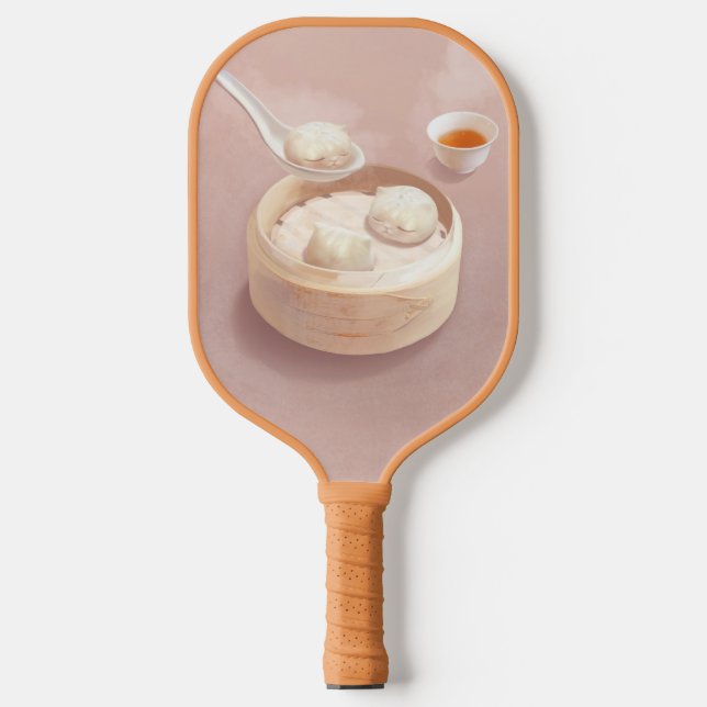 Bao Baby – Tea Time Bao Buddies Pickleball Paddle (Front)