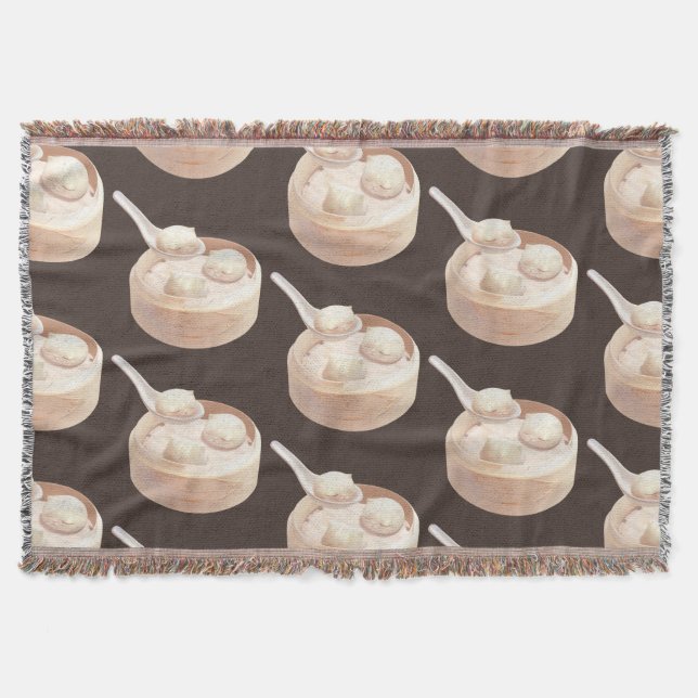 Bao Baby – Tea Time Bao Buddies Throw Blanket (Front)