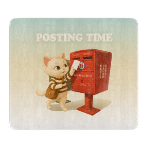 Bao Bao: Posting Time with Retro Taiwan Mailbox Cutting Board