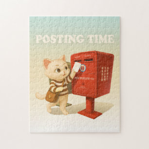 Bao Bao: Posting Time with Retro Taiwan Mailbox Jigsaw Puzzle