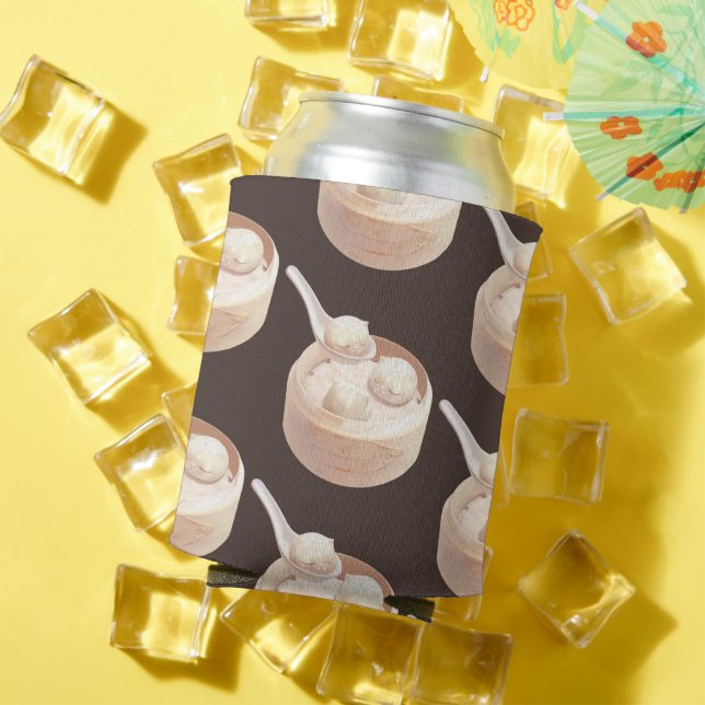 Bao Buddies: Cute Cat Dumplings in Steamer Can Cooler (In Situ Summer)