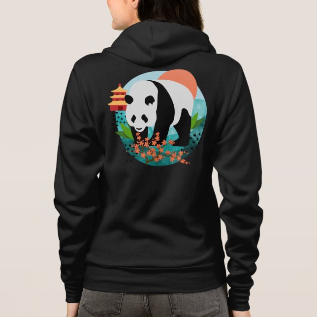 BAO SHI - Panda hooded sweatshirt (Back)