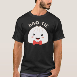 Bao Tie Bowtie Asian Food Pun  T-Shirt