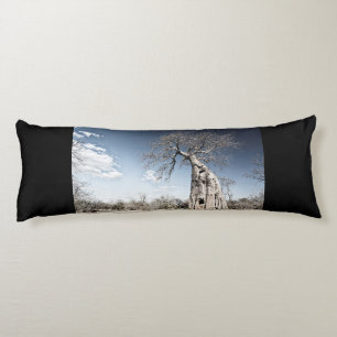 Baobab Tree at Mana Pools National Park, Zimbabwe Body Cushion