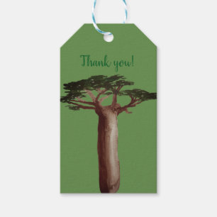Baobab tree Custom Gift Tags