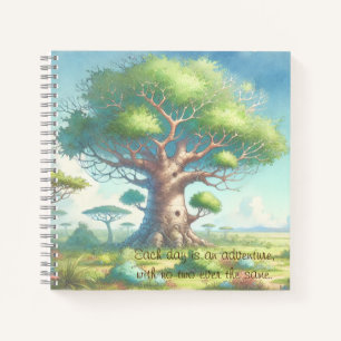Baobab Tree & Quote Notebook