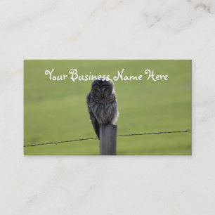 BAOW Barred Owl Business Card