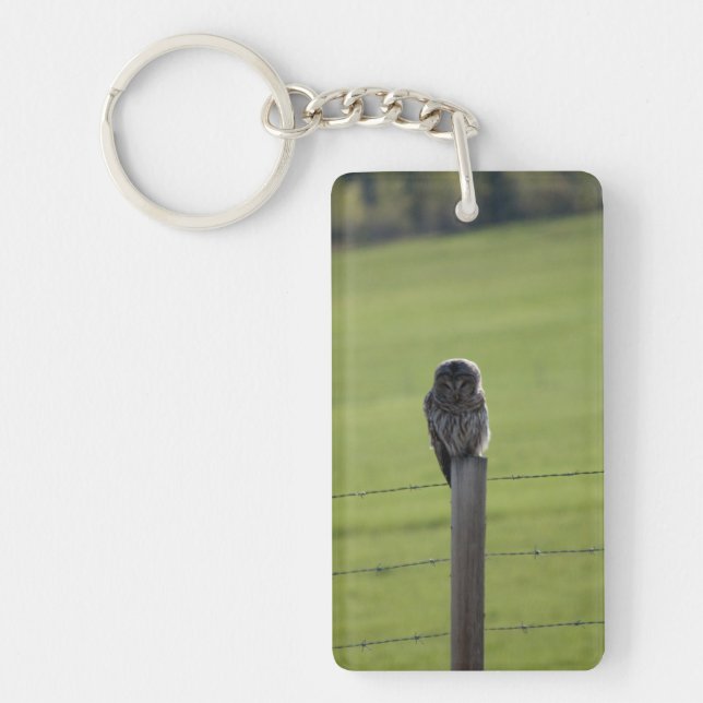 BAOW Barred Owl Key Ring (Front)