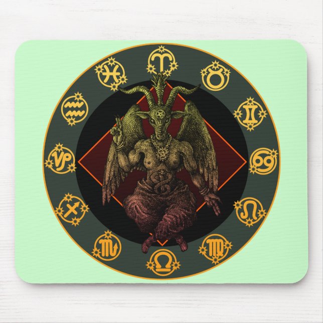 baphomet3 mouse mat (Front)
