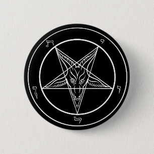 Baphomet 6 Cm Round Badge