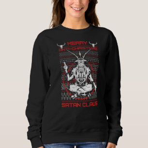 Baphomet Anti-Christ Merry Antichristmas Satan C Sweatshirt