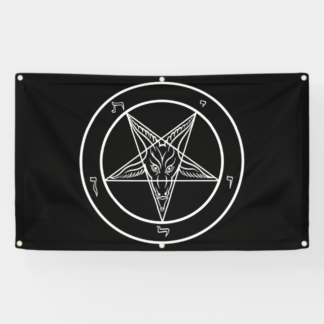 Baphomet Big 3'x5' Outdoor-Quality Banner (Horizontal)