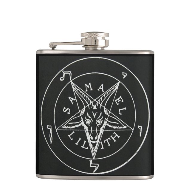 baphomet flask (Front)