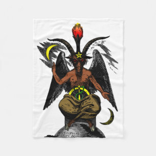 Baphomet Fleece Blanket