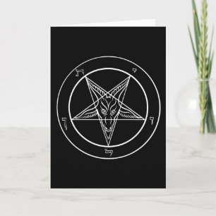 Baphomet Greeting Card (Blank/Customizable)