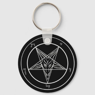 Baphomet Key Chain
