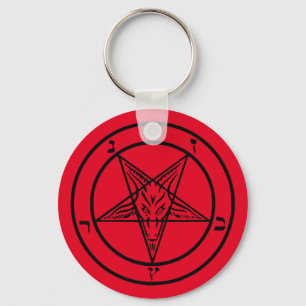 Baphomet Keychain