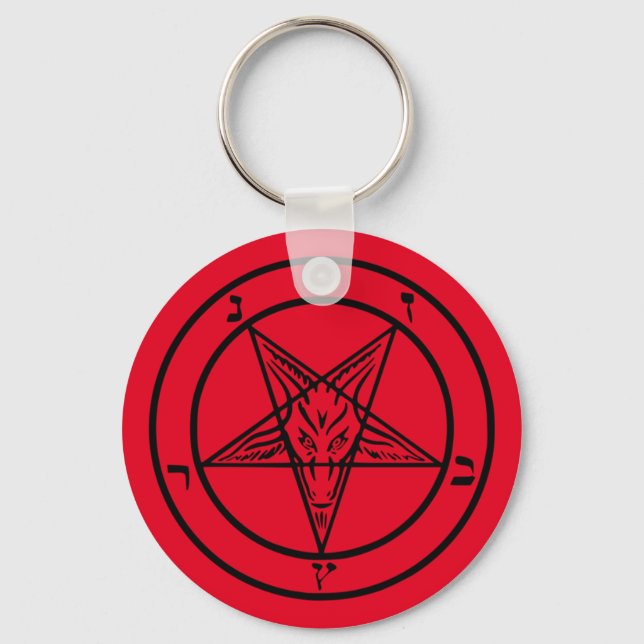 Baphomet Keychain (Front)