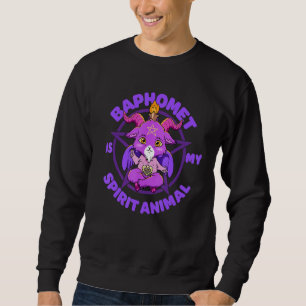 Baphomet My Spirit Animal Esoteric Cute Satanic Go Sweatshirt
