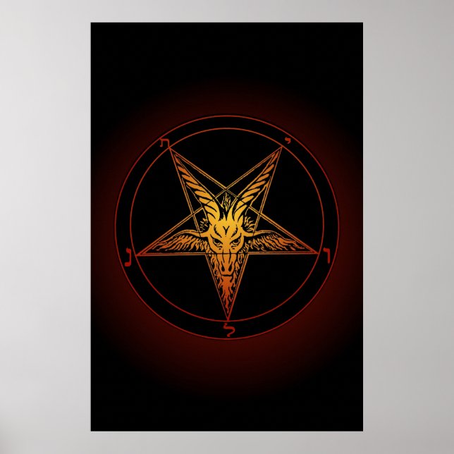 Baphomet Old Style Art Print (Front)