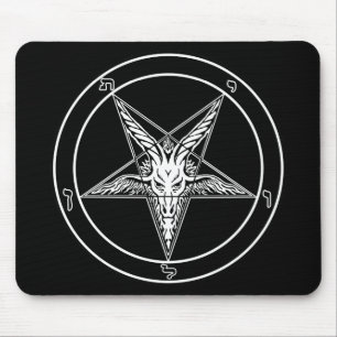 Baphomet Old Style Mouse Pad