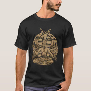 Baphomet Pentagram Goat Satanic T-Shirt