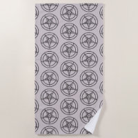 Baphomet Pentagram Lavender Satanic