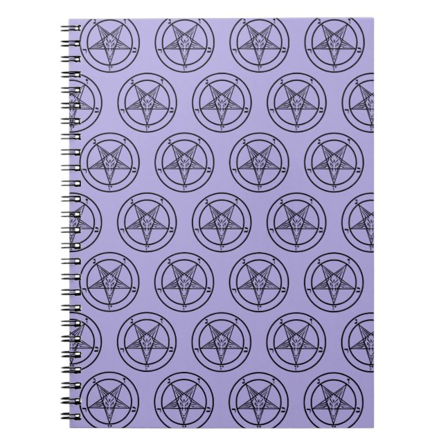 Baphomet Pentagram Notebook (Front)