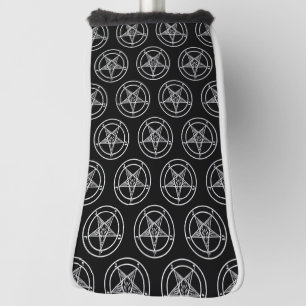 Baphomet Pentagram Satanic Golf Head Cover