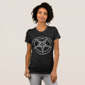 Baphomet Pentagram T-Shirt (Front Full)