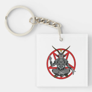 Baphomet roi de l'enfer key ring