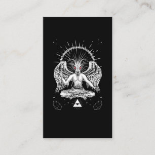 Baphomet Satanic Goat Wings Devil Goth Business Card